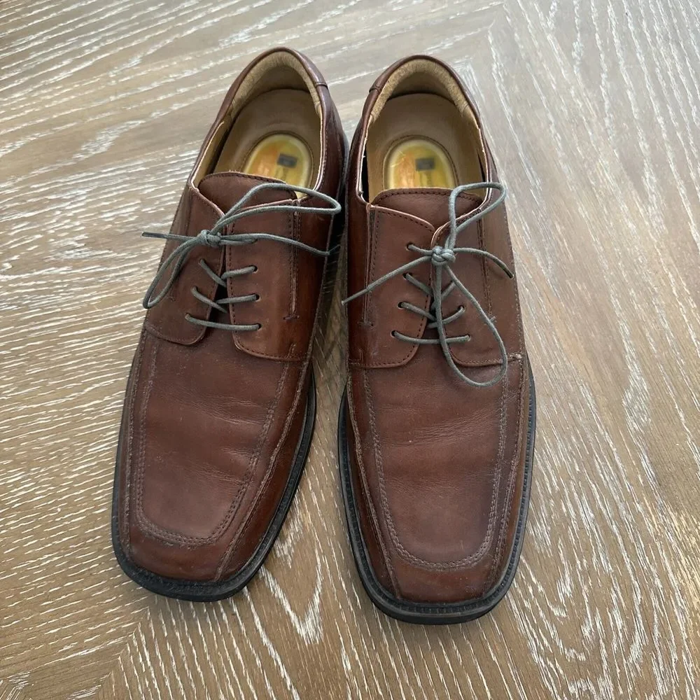 DOCKERS Sz‎ 11 PRO STYLE 090-3173 Casual/Dress BROWN LEATHER OXFORD SHOES MENS